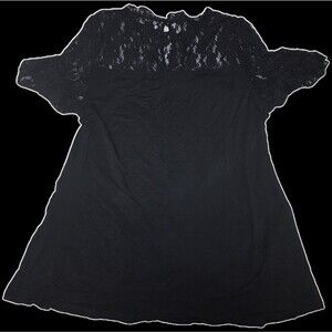 Bloom Chic Lace Black Top Super Soft Size 14 Women